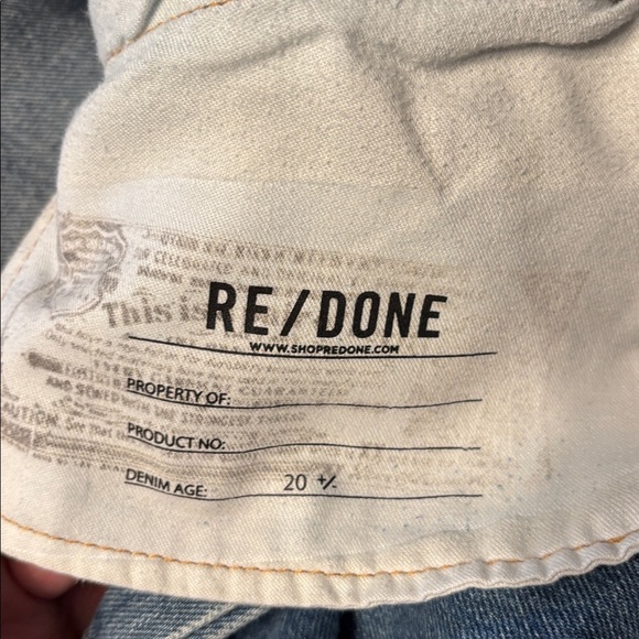 BNWT men’s Levi & RE/DONE straight upcycled vintage jeans - Picture 10 of 12